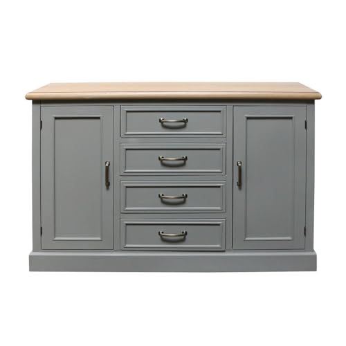 Grafelstein Sideboard Farmhouse grau braun Anrichte Kommode Landhausmöbel modern von Grafelstein