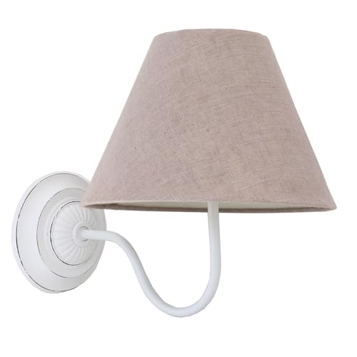 Grafelstein Wandlampe MAISON weiß braun shabby chic Wandleuchte Ornament Landhaus antik von Grafelstein