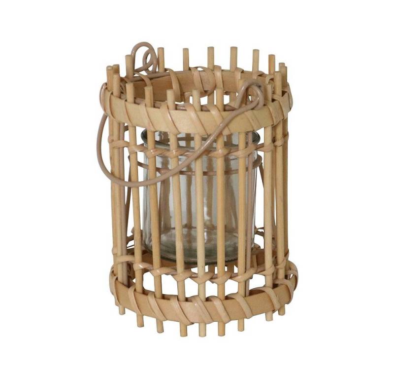 Grafelstein Windlicht Windlicht BAMBOO natur aus Bambus H16,5cm Boho Bam von Grafelstein