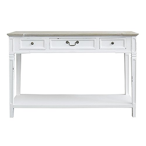 Konsole Beach House weiß Shabby chic Sideboard Hamptons Ablage Schrank von Grafelstein