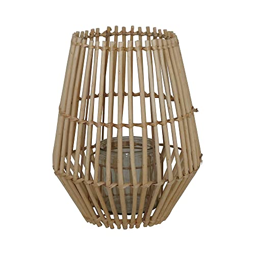 Laterne Bamboo Natur aus Bambus H29cm Windlicht Bambuslaterne von Grafelstein