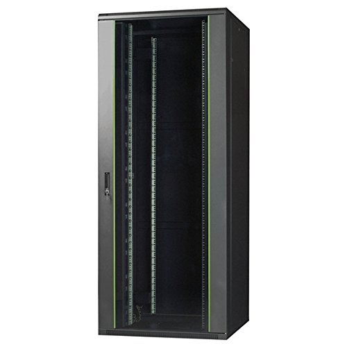 GRAFENTHAL NR38 Rack autonom 38U schwarz Regal – Regale (freistehend, 38 U, schwarz, 48,3 cm (19 Zoll), Glas, Stahl, 600 mm) von Grafenthal