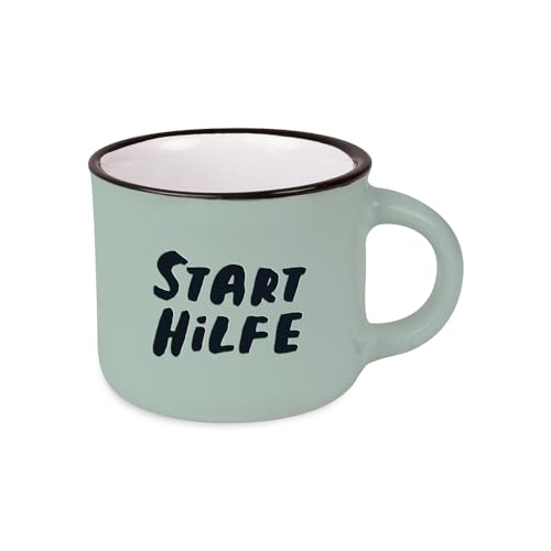 Espressotasse vintage| Mini Keramik Becher zum verschenken | 95 ml | Starthilfe, Grau Espressotasse vintage| Mini Keramik Becher zum verschenken | 95 ml | Starthilfe, Grau von Grafik-Werkstatt