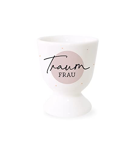 Grafik Werkstatt Eierbecher mit Echtgold | Porzellan Becher | Traumfrau von Grafik-Werkstatt