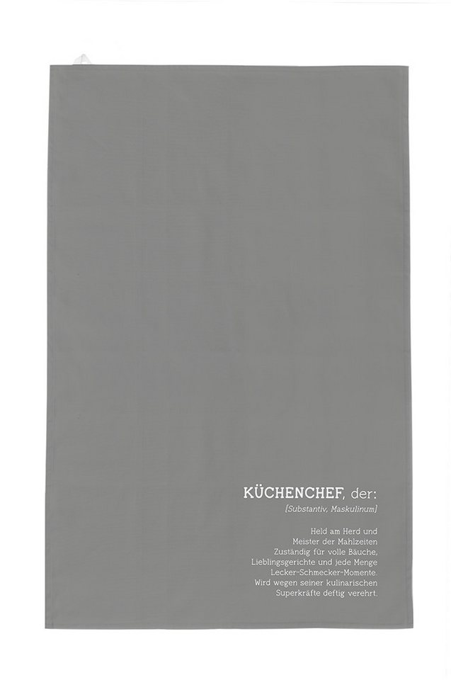 Grafik Werkstatt Geschirrtuch Grafik-Werkstatt Geschirrtuch Trockentuch Küche mit lustigem Spruch, Sprüchetuch von Grafik Werkstatt