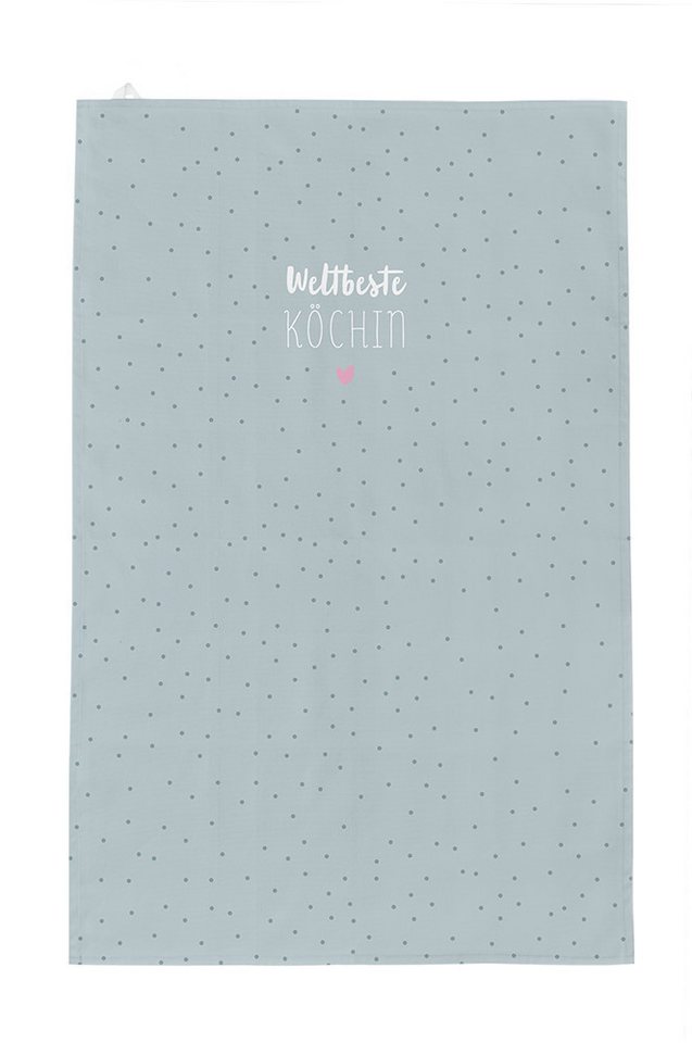 Grafik Werkstatt Geschirrtuch Grafik-Werkstatt Geschirrtuch Trockentuch Küche mit lustigem Spruch, Sprüchetuch von Grafik Werkstatt