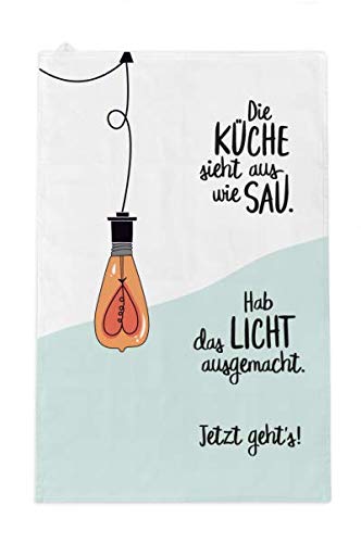 Grafik-Werkstatt Geschirrtuch |Trockentuch mit lustigem Spruch | Sieht aus wie Sau Grafik-Werkstatt Geschirrtuch |Trockentuch mit lustigem Spruch | Sieht aus wie Sau von Grafik-Werkstatt