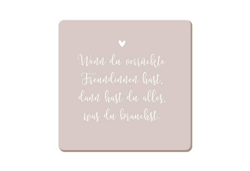 Grafik Werkstatt Getränkeuntersetzer Korkuntersetzer verrückte Freundinnen, 1-tlg. Grafik Werkstatt Getränkeuntersetzer Korkuntersetzer verrückte Freundinnen, 1-tlg. von Grafik Werkstatt