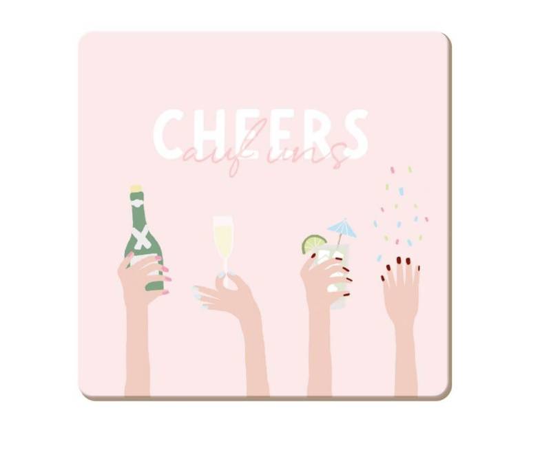 Grafik Werkstatt Glasuntersetzer Korkuntersetzer Cheers Grafik Werkstatt Glasuntersetzer Korkuntersetzer Cheers von Grafik Werkstatt