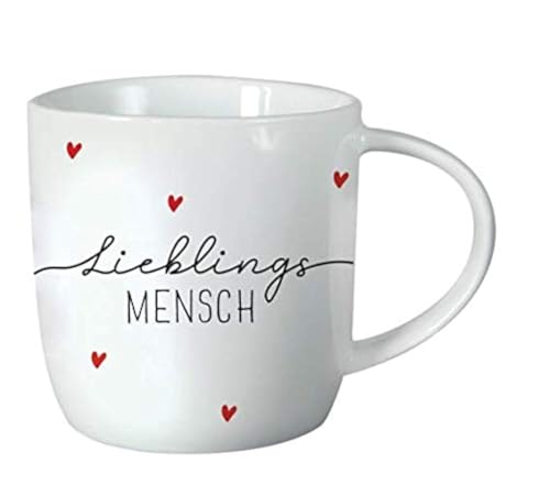 Grafik-Werkstatt Kaffee-Tasse fürs Büro | 300 ml | Porzellan Tasse zum verschenken | Lieblingsmensch, 1 Stück (1er Pack), Weiß Grafik-Werkstatt Kaffee-Tasse fürs Büro | 300 ml | Porzellan Tasse zum verschenken | Lieblingsmensch, 1 Stück (1er Pack), Weiß von Grafik-Werkstatt