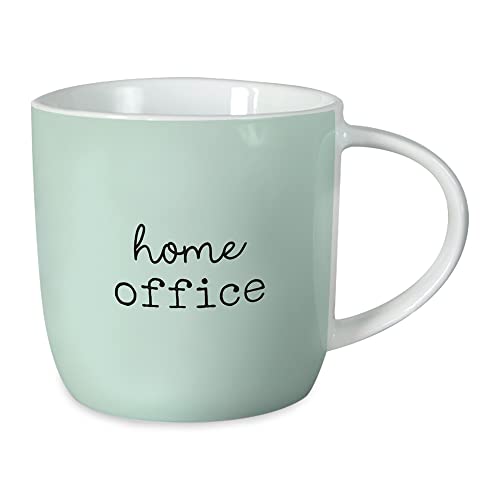 Grafik-Werkstatt Kaffeetasse mit Spruch 300 ml Porzellan-Tasse lustig home office 61763 von Grafik-Werkstatt