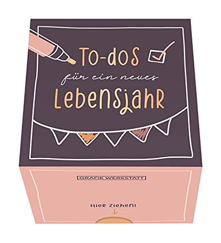 Grafik Werkstatt Message in a Box | Geschenkidee | 30 Kärtchen zum abreissen | To do von Grafik-Werkstatt