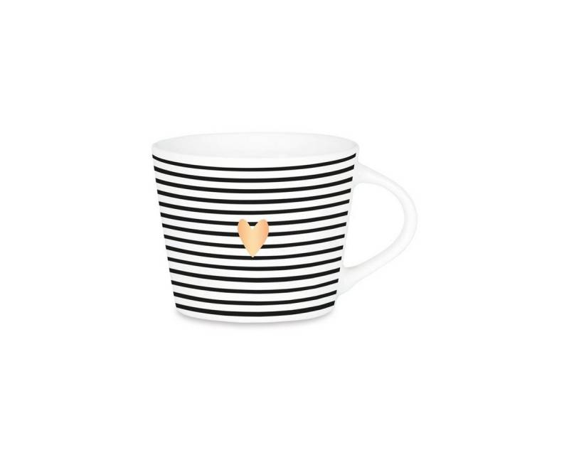 Grafik Werkstatt Tasse Espresso-Tasse Schreibkram Manufaktur Herz, Keramik von Grafik Werkstatt