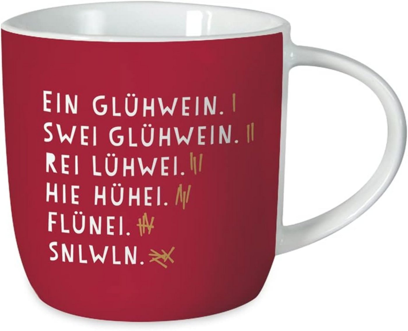 Grafik Werkstatt Tasse Gute-Laune Weihnachtstassen, Porzellan, mit Spruch Grafik Werkstatt Tasse Gute-Laune Weihnachtstassen, Porzellan, mit Spruch von Grafik Werkstatt