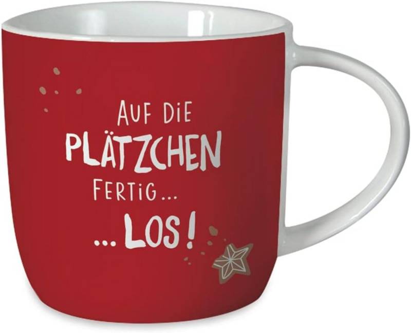 Grafik Werkstatt Tasse Gute-Laune Weihnachtstassen, Porzellan, mit Spruch von Grafik Werkstatt