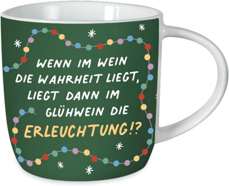 Grafik Werkstatt Tasse Gute-Laune Weihnachtstassen, Porzellan, mit Spruch Grafik Werkstatt Tasse Gute-Laune Weihnachtstassen, Porzellan, mit Spruch von Grafik Werkstatt
