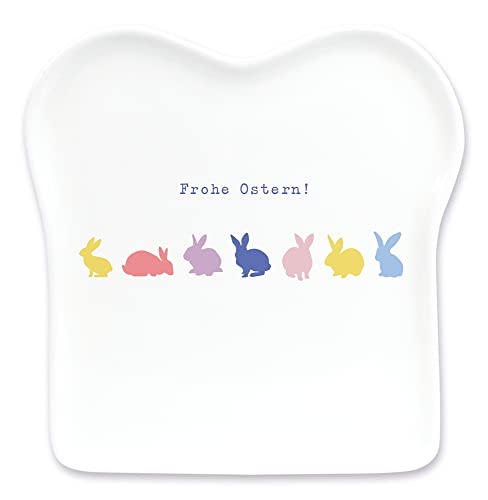 Grafik-Werkstatt | Toast-Teller | Frohe Ostern, 14,5 x 15,5 cm von Grafik-Werkstatt