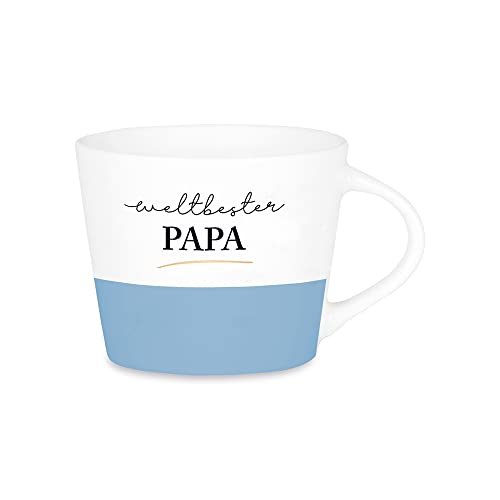 Grafik-Werkstatt Werkstatt Espresso-Tasse mit 100 % Echtgold | Porzellan Tasse | 50 ml | Weltbester Papa von Grafik-Werkstatt