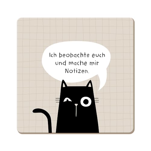 Grafik Werkstatt lustiger Untersetzer aus Kork | Ich beobachte euch, Bunt Grafik Werkstatt lustiger Untersetzer aus Kork | Ich beobachte euch, Bunt von Grafik-Werkstatt