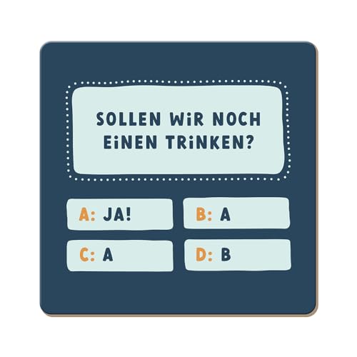 Grafik Werkstatt lustiger Untersetzer aus Kork | Sollen wir noch einen Trinken? Grafik Werkstatt lustiger Untersetzer aus Kork | Sollen wir noch einen Trinken? von Grafik-Werkstatt