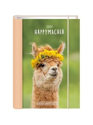 Terminplaner 2024 Happymacher: Terminplaner Hardcover von Grafik-Werkstatt