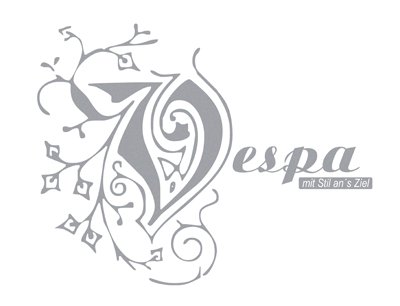 Grafix Werbung & Design Zubehör Schriftzug Aufkleber für Vespa S Roller & Scooter - mit Stil ans Ziel - Silbergrau von Grafix Werbung & Design