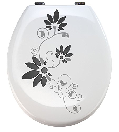 Grafix Aufkleber WC Toiletten Deckel St02 für Pressalit Silbergrau/schwarz Vinyl Grafix Aufkleber WC Toiletten Deckel St02 für Pressalit Silbergrau/schwarz Vinyl von Grafix