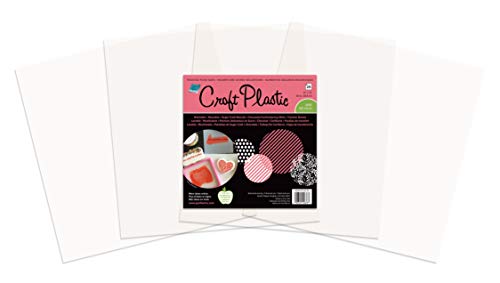 Grafix FoodSafe Bastel-Kunststofffolie, wiederverwendbar, 1,2 cm dick, durchscheinende Folie, perfekt für Zuckerbastelschablonen, Keks- und Kuchendekoration, Schokoladenarbeiten und mehr, mattiert, von Grafix