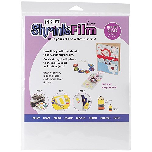 Grafix - Schrumpffolie - Klar - 21,5 cm x 28 cm - 6er Pack Grafix - Schrumpffolie - Klar - 21,5 cm x 28 cm - 6er Pack von Grafix