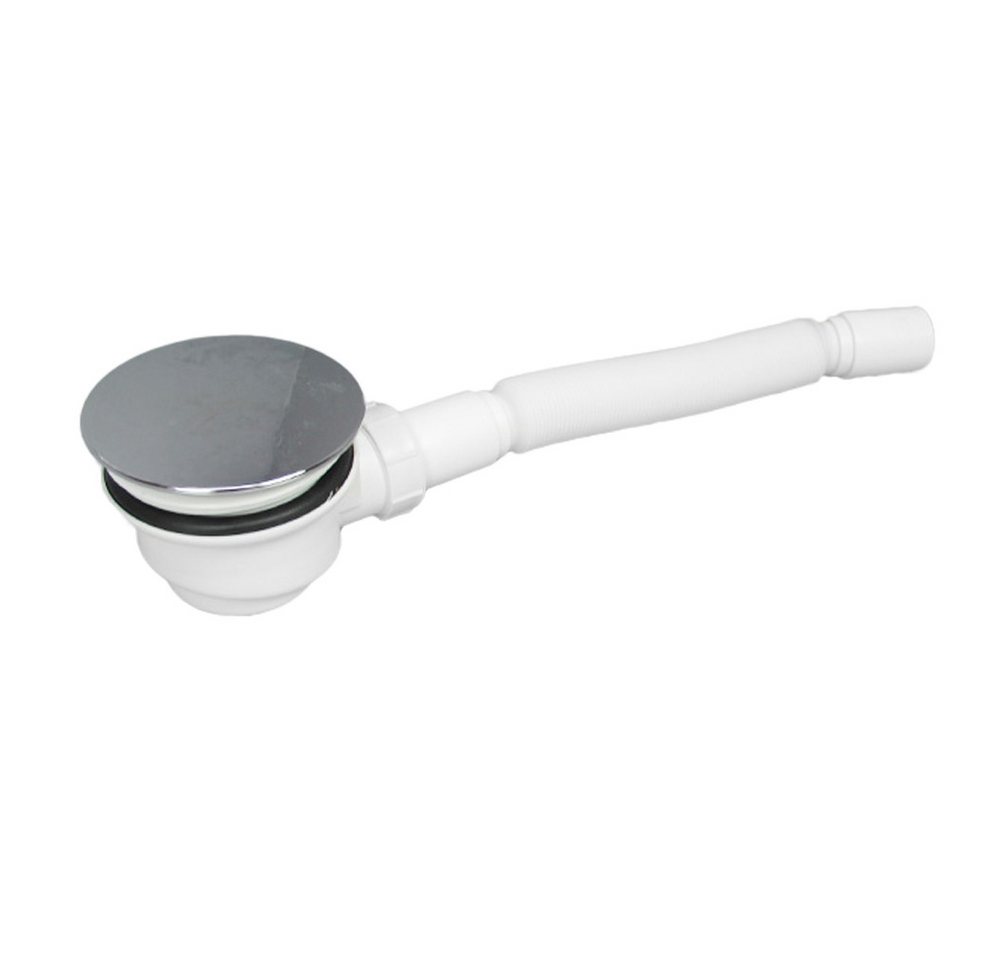 Grafner Ablaufgarnitur Ablaufgarnitur für Duschwanne Ø 84 - 96 mm mit Flexschlauch Ablaufbogen DN 50/40 mm Grafner Ablaufgarnitur Ablaufgarnitur für Duschwanne Ø 84 - 96 mm mit Flexschlauch Ablaufbogen DN 50/40 mm von Grafner