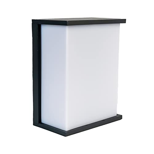 Grafner Aluminium Wandlampe anthrazit, IP44, 2x E27 Fassung, ideal für smarte LED-Leuchtmittel, pulverbeschichtet, Wandleuchte eckig Wand Lampe Außen Außenwandleuchte 2 flammig spritzwassergeschützt Grafner Aluminium Wandlampe anthrazit, IP44, 2x E27 Fassung, ideal für smarte LED-Leuchtmittel, pulverbeschichtet, Wandleuchte eckig Wand Lampe Außen Außenwandleuchte 2 flammig spritzwassergeschützt von Grafner