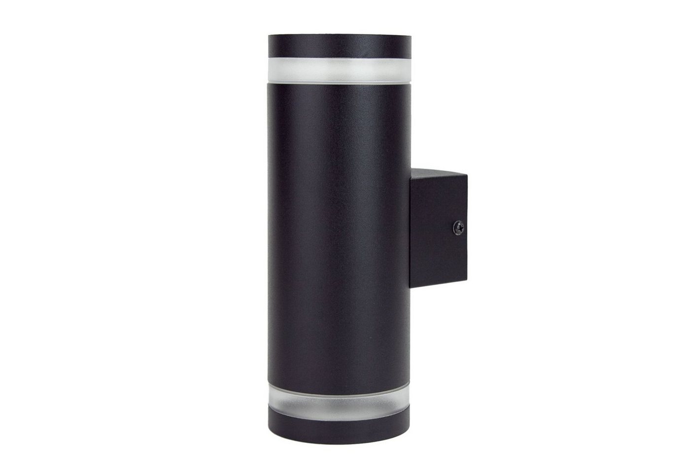 Grafner Außen-Wandleuchte Grafner® Aluminium-Wandlampe Up & Down schwarz WL10749, ohne Leuchtmittel, Wandleuchte von Grafner