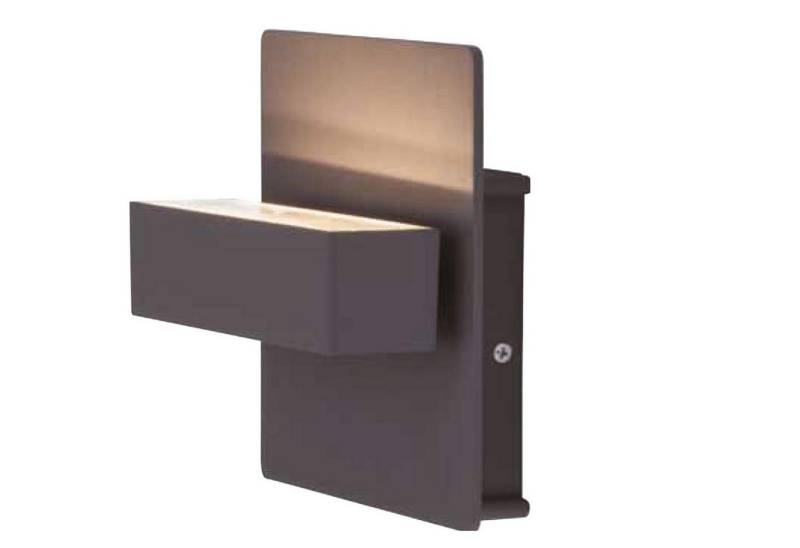 Grafner Außen-Wandleuchte Wandlampe Aluminium Leuchte mit integrierten LEDs, LED fest integriert, warmweiß Grafner Außen-Wandleuchte Wandlampe Aluminium Leuchte mit integrierten LEDs, LED fest integriert, warmweiß von Grafner