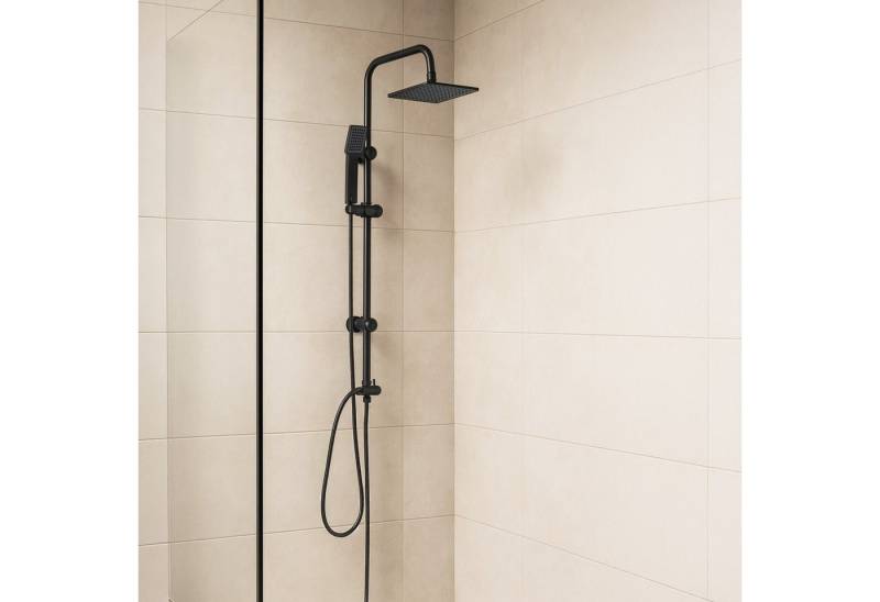 Grafner Duschsystem Grafner® Duschgarnitur mit Regenschauerduschkopf und Handbrause, 1 Strahlart(en) von Grafner