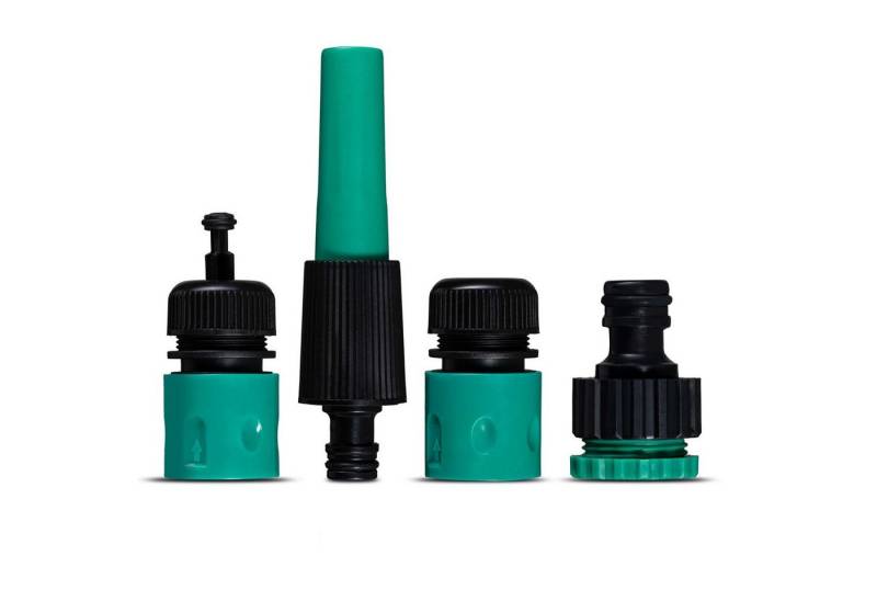 Grafner Gartenschlauch Anschlussset 4 tlg. für Gartenschlauch AS10898, 1/2 Zoll von Grafner