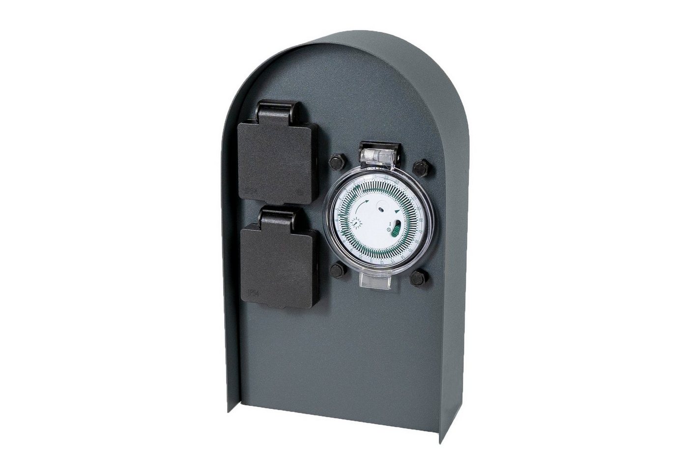 Grafner Gartensteckdose Edelstahl Steckdosensäule mit Timer 2 Außensteckdosen Anthrazit, Anthrazit, Edelstahl Grafner Gartensteckdose Edelstahl Steckdosensäule mit Timer 2 Außensteckdosen Anthrazit, Anthrazit, Edelstahl von Grafner