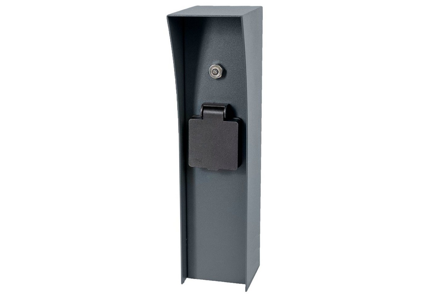Grafner Gartensteckdose Steckdosensäule anthrazit Dämmerungssensor Edelstahl Gartensteckdose, Edelstahl, anthrazit Grafner Gartensteckdose Steckdosensäule anthrazit Dämmerungssensor Edelstahl Gartensteckdose, Edelstahl, anthrazit von Grafner