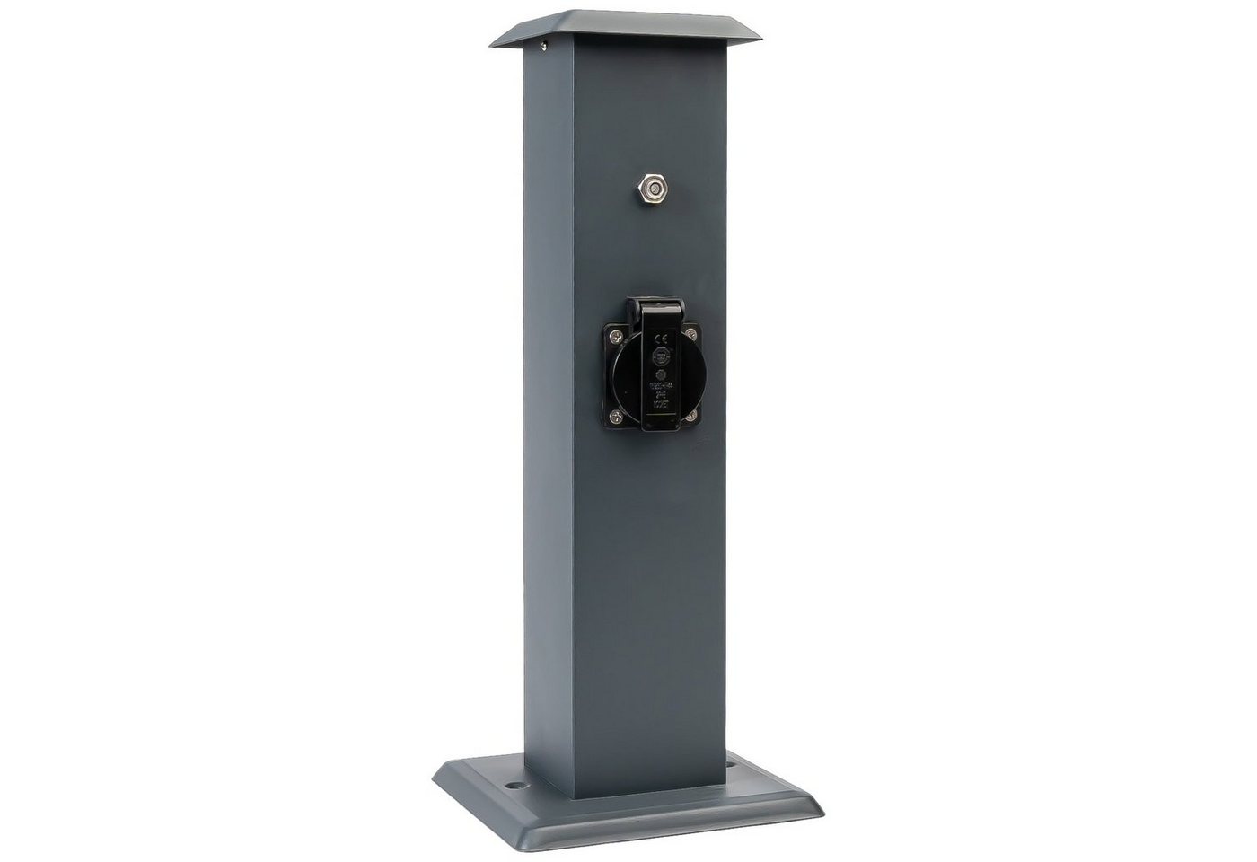 Grafner Gartensteckdose Steckdosensäule anthrazit Dämmerungssensor Edelstahl Gartensteckdose, anthrazit, Edelstahl Grafner Gartensteckdose Steckdosensäule anthrazit Dämmerungssensor Edelstahl Gartensteckdose, anthrazit, Edelstahl von Grafner