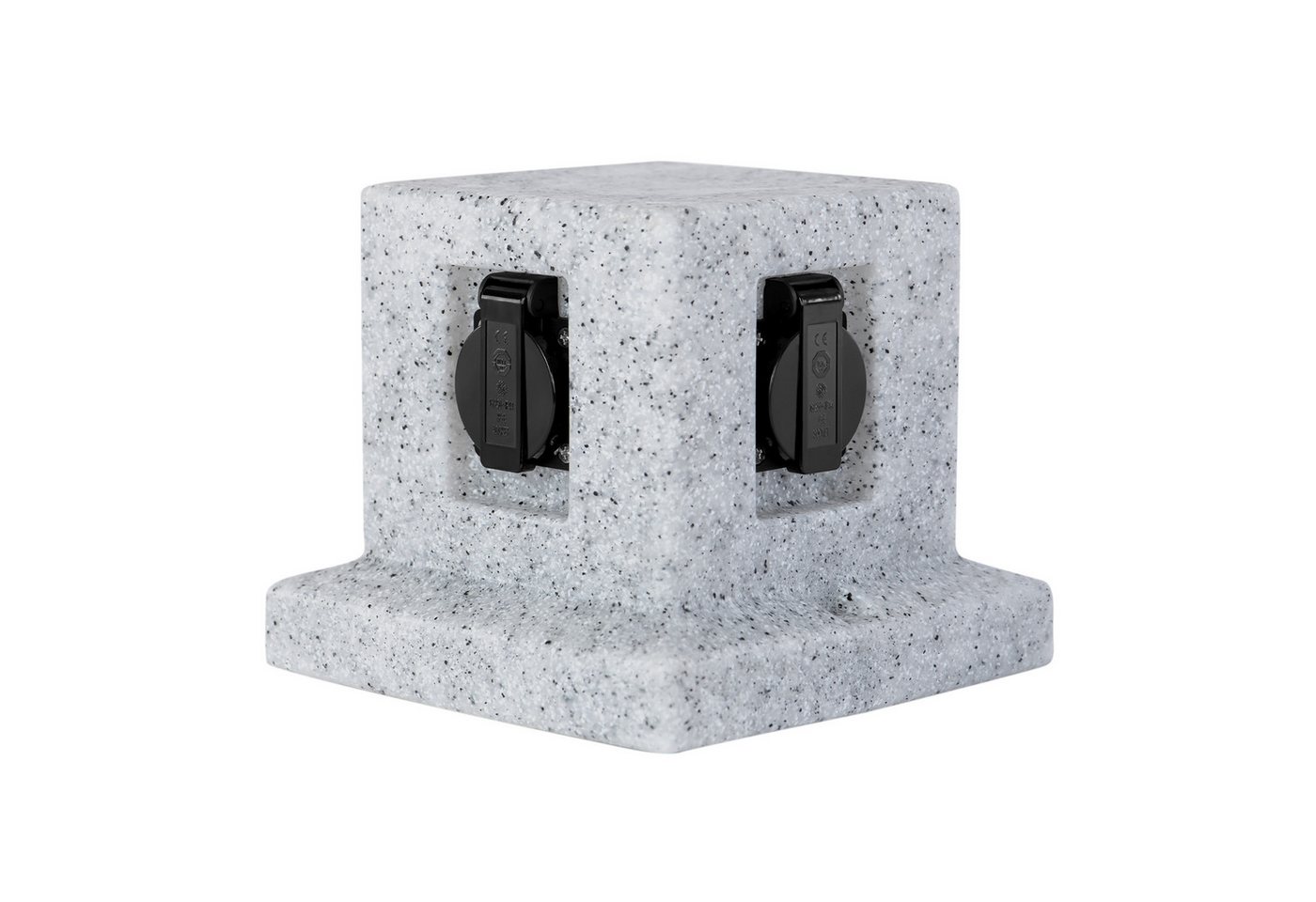 Grafner Gartensteckdose Gartensteckdose Steinoptik Steckdosensäule mit 4 Außensteckdosen, Granitoptik Grafner Gartensteckdose Gartensteckdose Steinoptik Steckdosensäule mit 4 Außensteckdosen, Granitoptik von Grafner