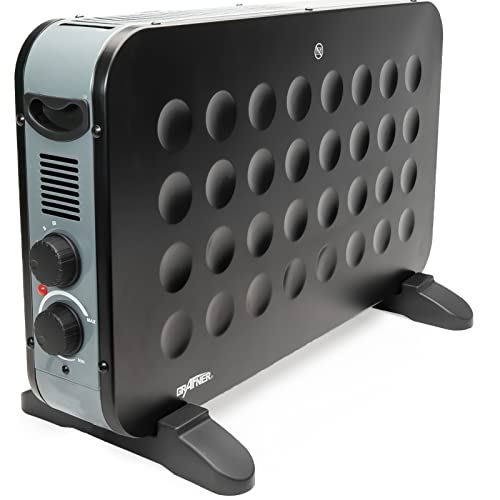 Grafner Konvektor Heizgerät 2000 Watt, matt schwarz, 3 Heizstufen, stufenlos regulierbares Thermostat für vollautomatischen Betrieb, neuste Umwälztechnologie, geräuschlos, Heizkonvektor Elektroheizer Grafner Konvektor Heizgerät 2000 Watt, matt schwarz, 3 Heizstufen, stufenlos regulierbares Thermostat für vollautomatischen Betrieb, neuste Umwälztechnologie, geräuschlos, Heizkonvektor Elektroheizer von Grafner