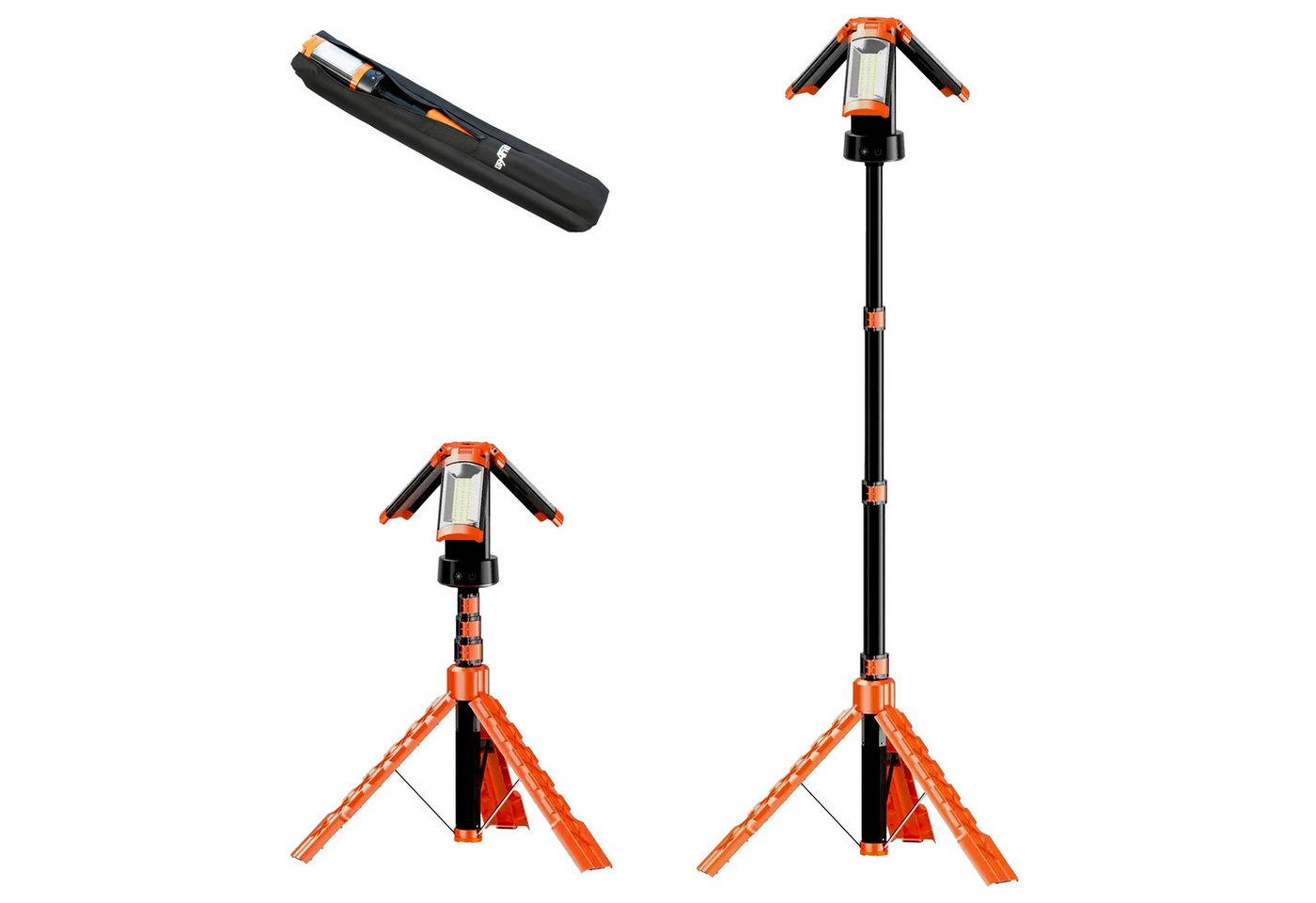 Grafner LED Baustrahler Grafner Akku Baustrahler Arbeitslampe LED mit Stativ, LED fest integriert, Akkubetrieb, LED Grafner LED Baustrahler Grafner Akku Baustrahler Arbeitslampe LED mit Stativ, LED fest integriert, Akkubetrieb, LED von Grafner
