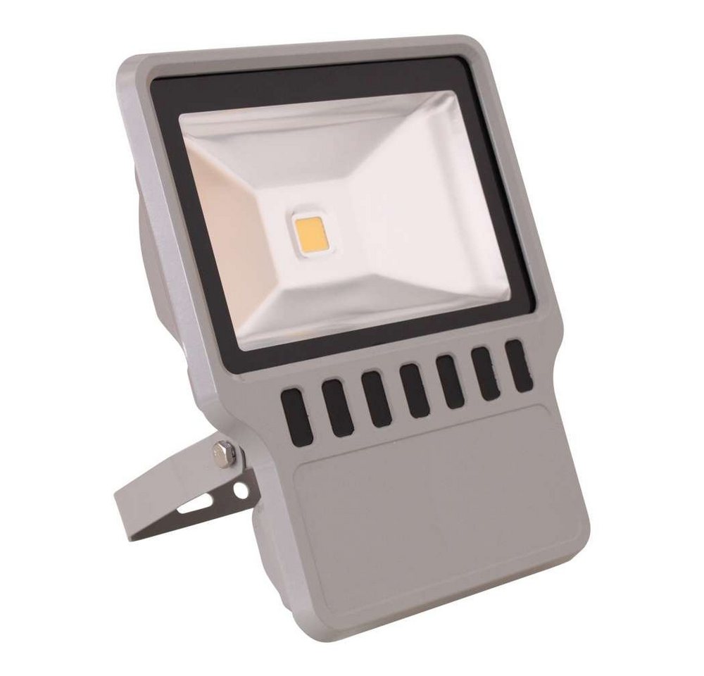 Grafner LED Flutlichtstrahler Flutlichtstrahler LED Warmweiß 100 Watt Außenwandstrahler, Leuchtmittel fest integriert, warmweiss, Maße (L x B x H): ca. ca. 49 x 37 x 16,5 cm von Grafner
