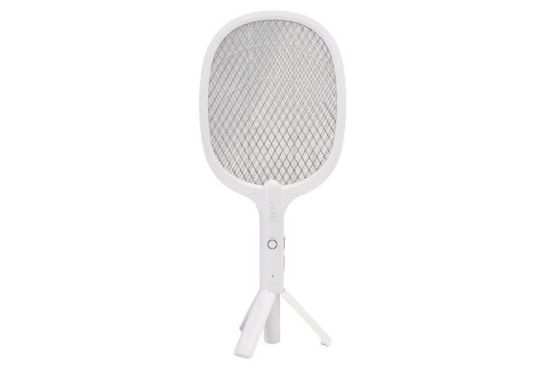 Grafner Fliegenklatsche elektrische Fliegenklatsche Akku Insektenvernichter Mücken USB UV LED, L ca. 52 cm, B: ca. 21,5 cm, UV-LED-Licht, aufladbarer Akku, 1200 mAh von Grafner