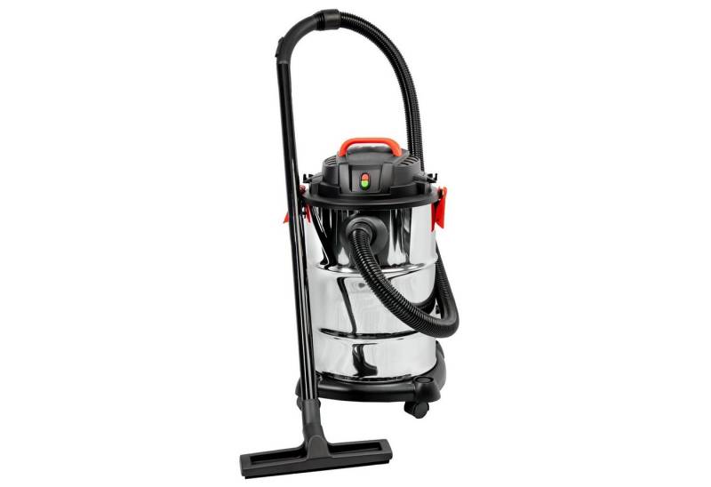 Grafner Nass-Trocken-Sauger Nass- und Trockensauger Industriesauger 1200W 30L beutellos, beutellos, umfangreiches Zubehör von Grafner