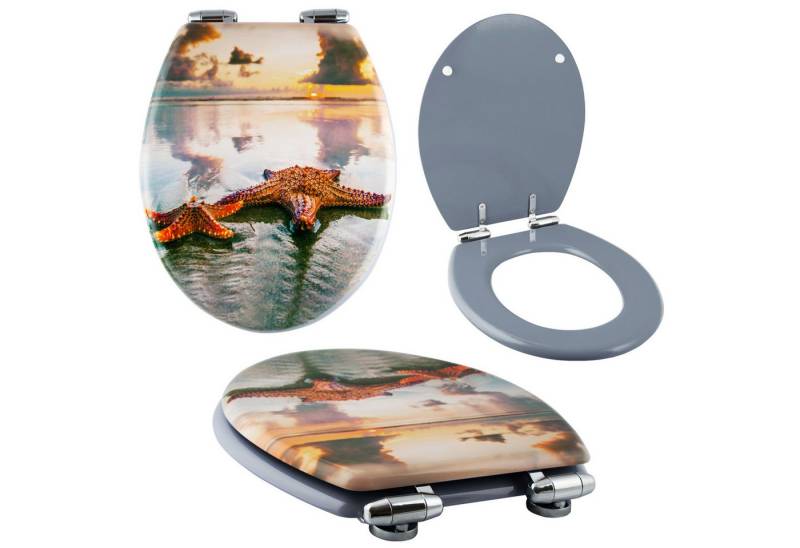 Grafner WC-Sitz Grafner WC Sitz aus MDF Toilettensitz verschiedene Motive von Grafner