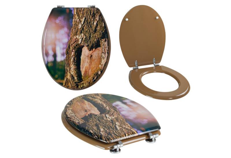 Grafner WC-Sitz Grafner WC Sitz aus MDF Toilettensitz verschiedene Motive von Grafner