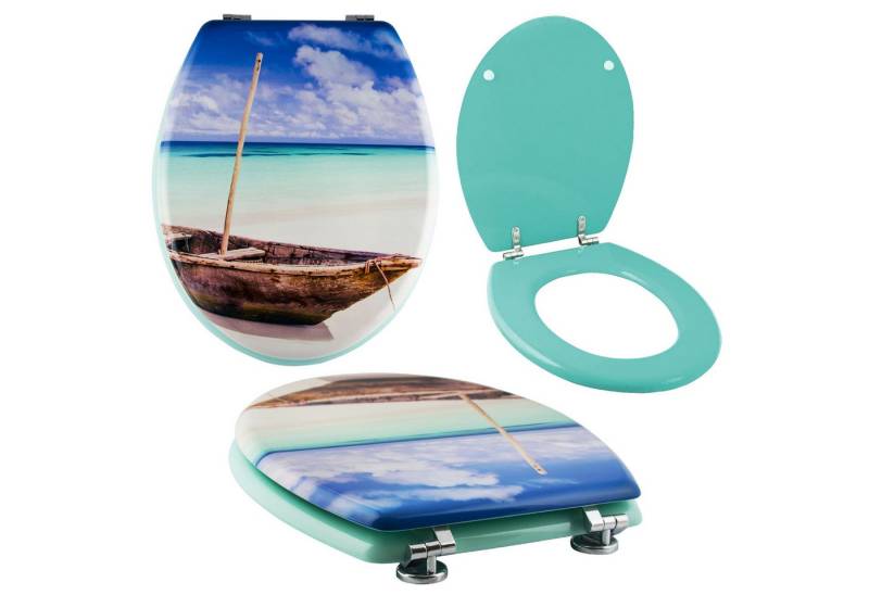 Grafner WC-Sitz Grafner WC Sitz aus MDF Toilettensitz verschiedene Motive von Grafner