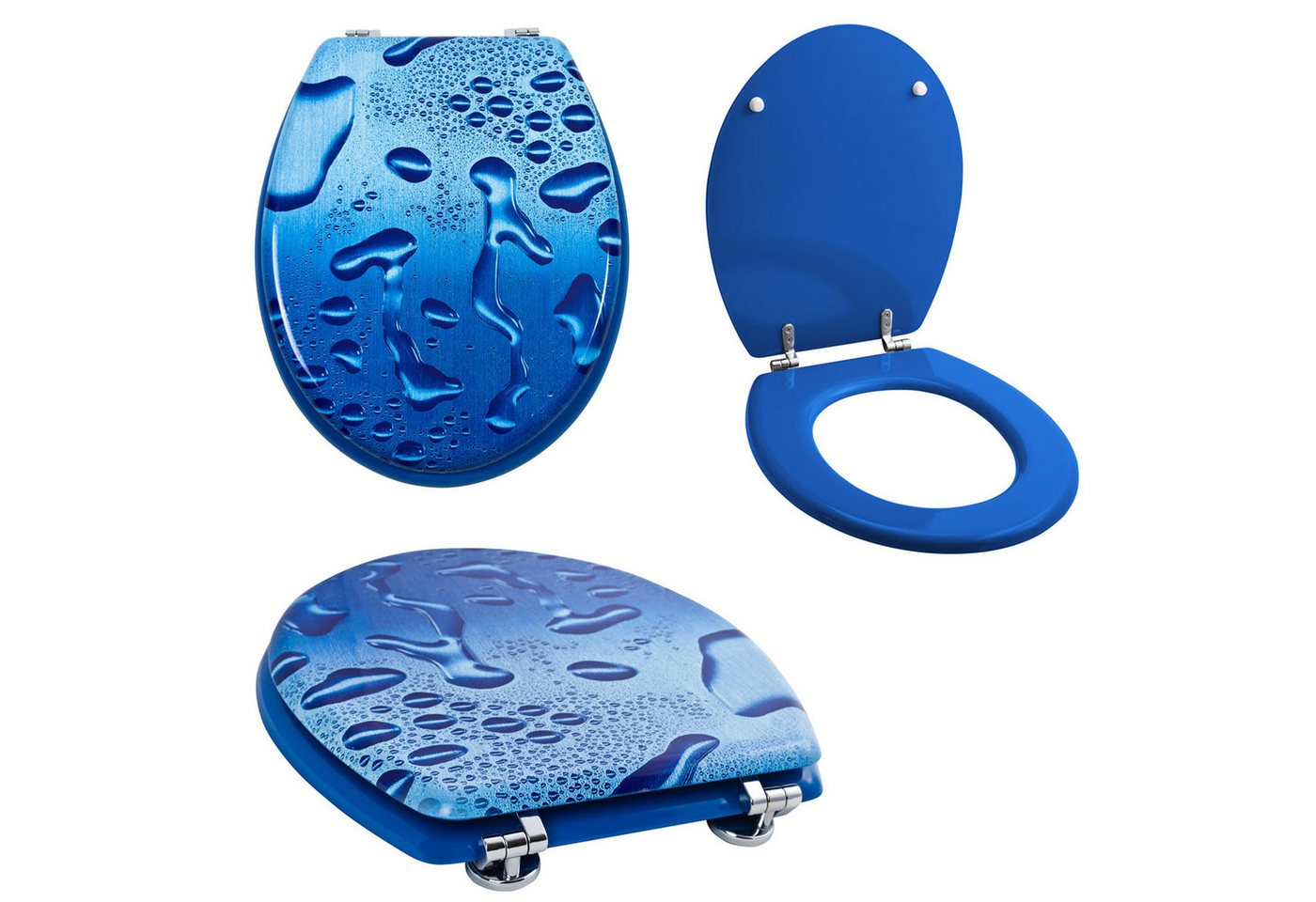 Grafner WC-Sitz WC Sitz aus MDF Toilettensitz mit Absenkautomatik verschiedene Motive, Absenkautomatik Grafner WC-Sitz WC Sitz aus MDF Toilettensitz mit Absenkautomatik verschiedene Motive, Absenkautomatik von Grafner