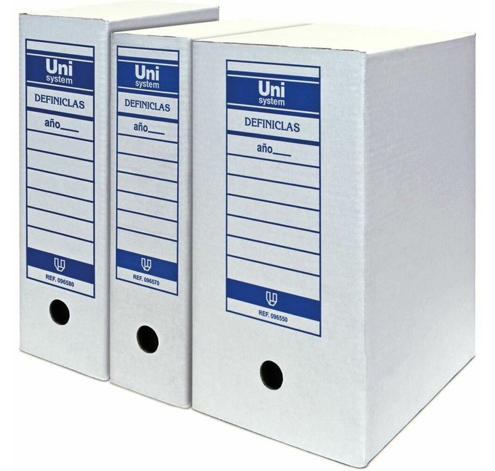 Grafoplas Papierscheren Datei-Box Unipapel Unisystem Definiclas Weiß Pappe Din A4 50 Stück Grafoplas Papierscheren Datei-Box Unipapel Unisystem Definiclas Weiß Pappe Din A4 50 Stück von Grafoplas