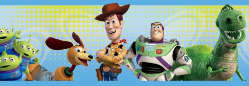 Graham & Brown Selbstklebend-Borte "Toy Story Border" Kollektion Kids@Home IV, mehrfarbig, 42155 von Graham & Brown